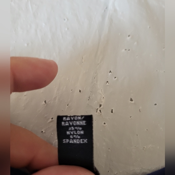 Elegant Navy Sleeveless Dress, Size Large - Picture 4 of 4